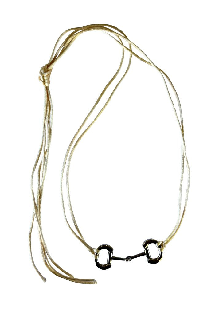 IVORY HORSEBIT CORD BELT