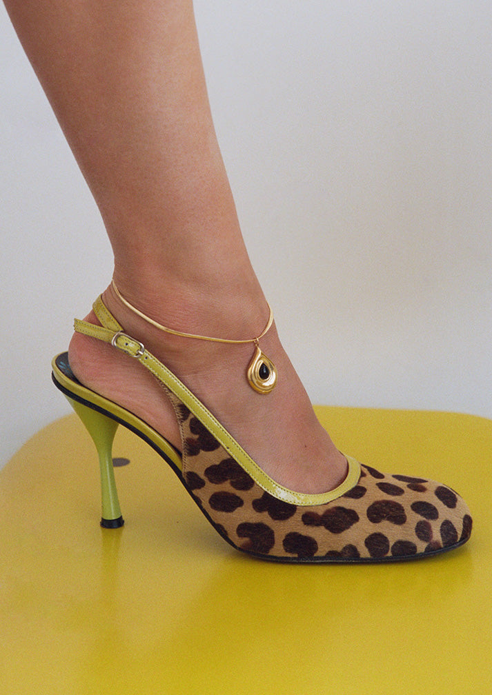 D&G LEOPARD HEELS- SIZE 39.5