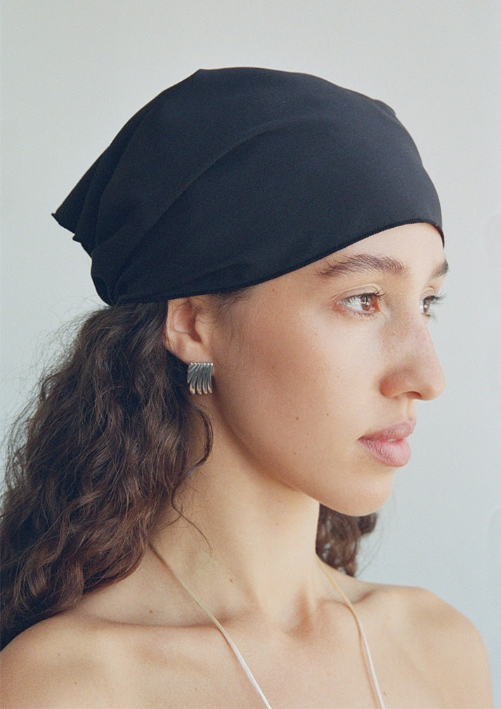 CROISSANT EARRINGS - SILVER