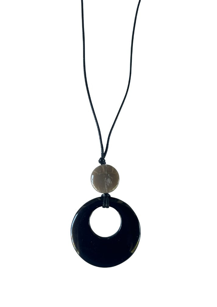 SATURN CORD NECKLACE