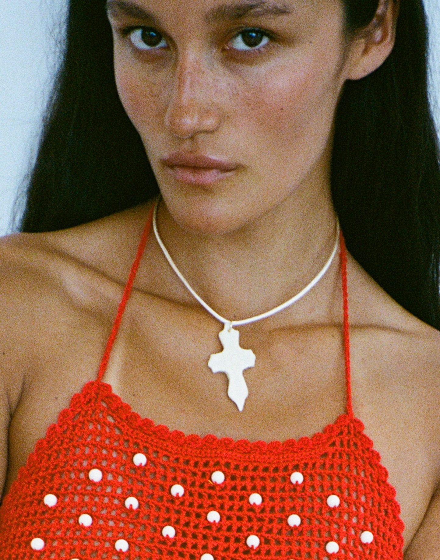 BLANCA CRUZ CORD NECKLACE