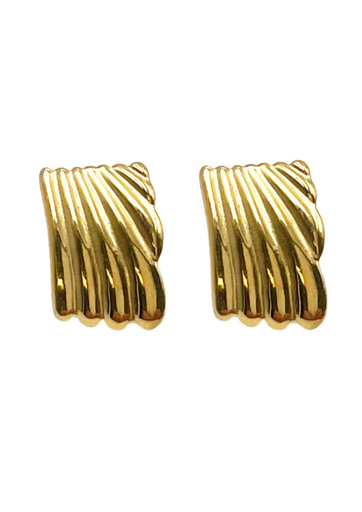 CROISSANT EARRINGS - GOLD