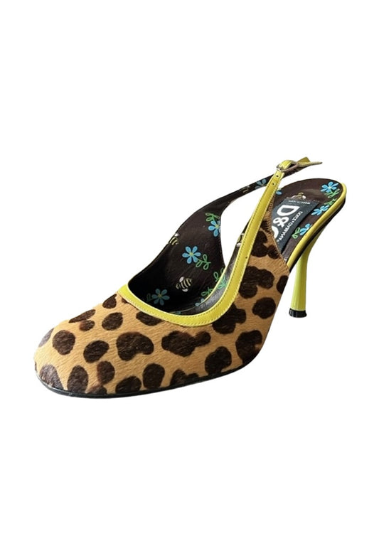 D&G LEOPARD HEELS- SIZE 39.5