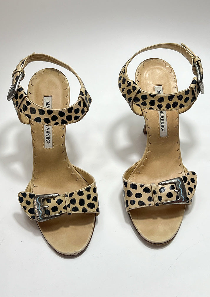 MANOLO BLAHNIK HEELS - SIZE 38