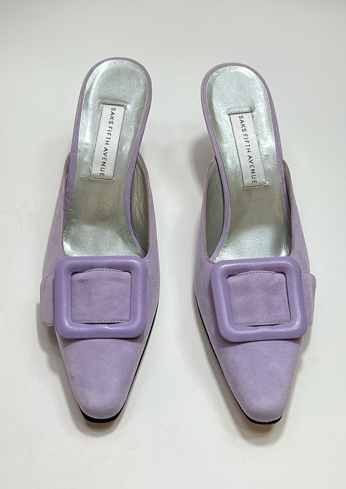 SAKS FIFTH AVE MULES -SIZE 38