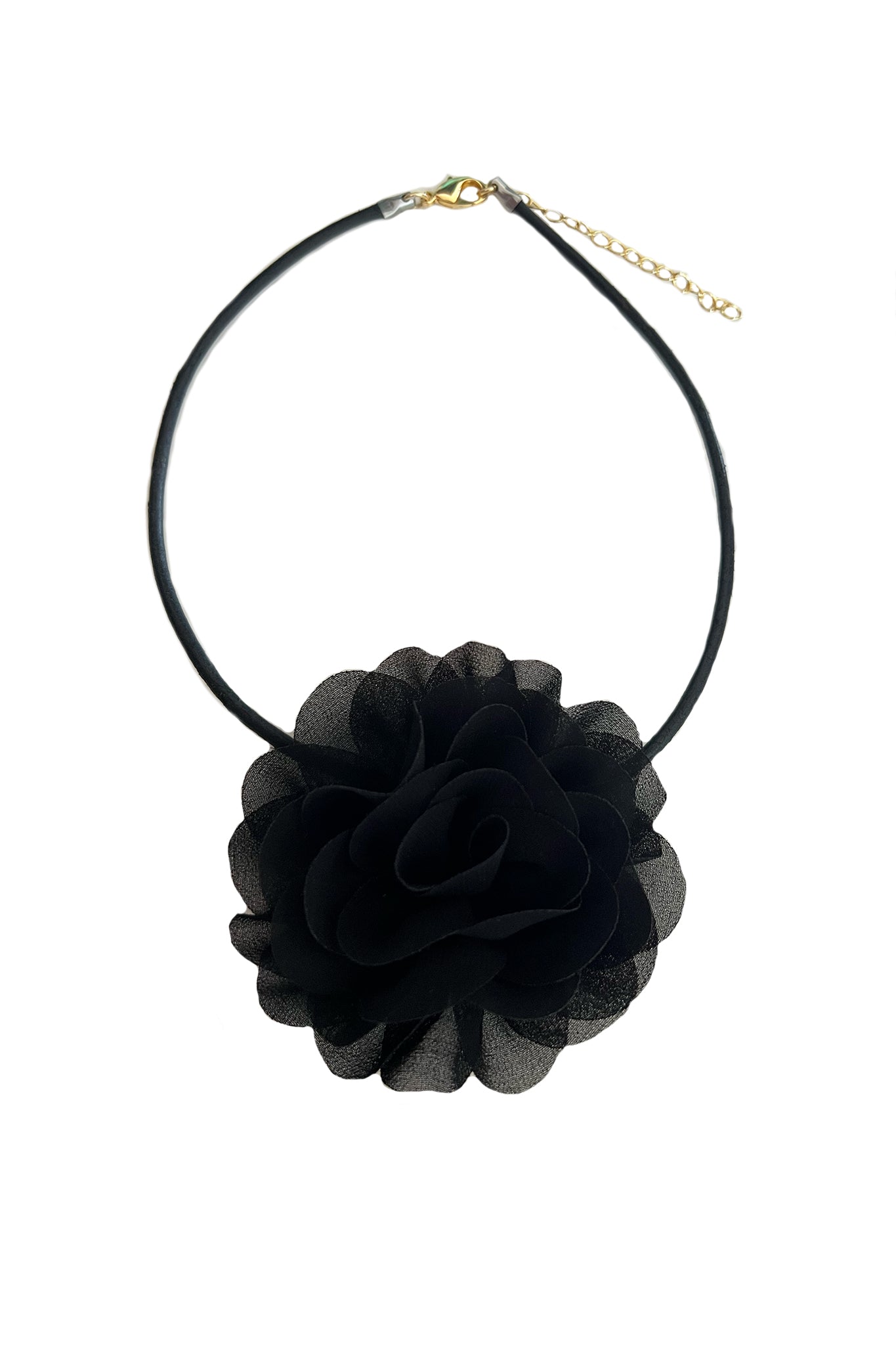 BLACK ROSE CHOKER
