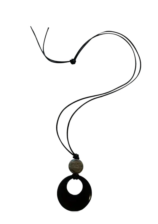 SATURN CORD NECKLACE