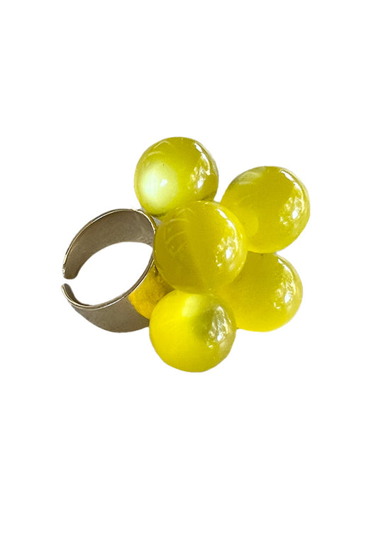 CANARY MARBLE VINTAGE RING