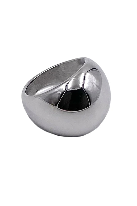 SILVER DOME RING